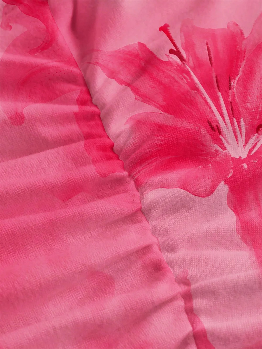 Tie-dye Floral Print Halter Top for Women Summer Y2K Clothes Sexy Backless Drape V-neck Crop Top Streetwear