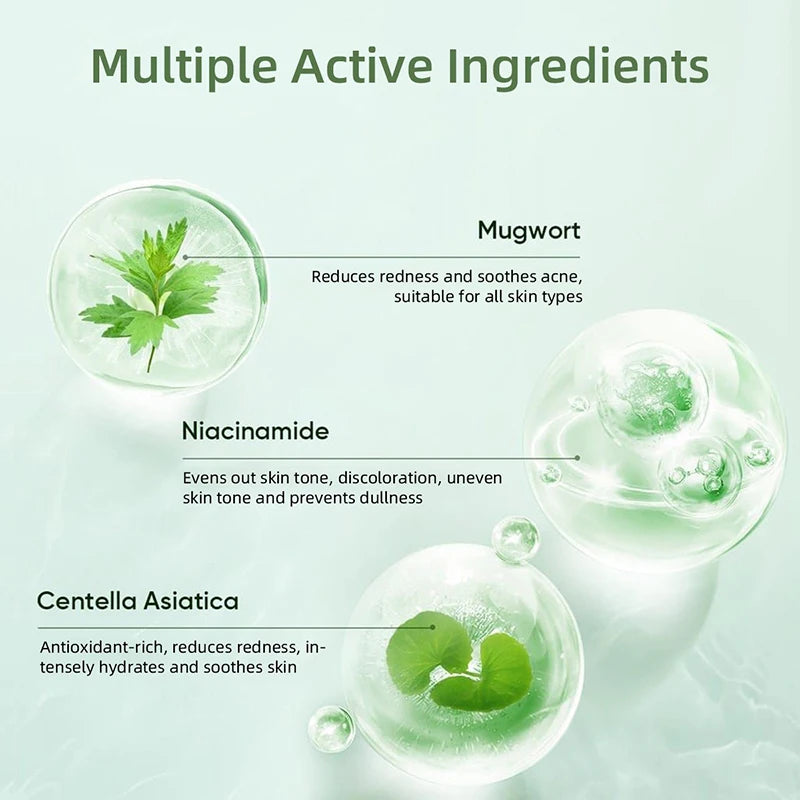 Deep Cleansing Mugwort Mud Mask Stick: Pore Cleaner,Gentle Blackhead Removal,Facial Soothing Repair,Spreadable Clay Mask