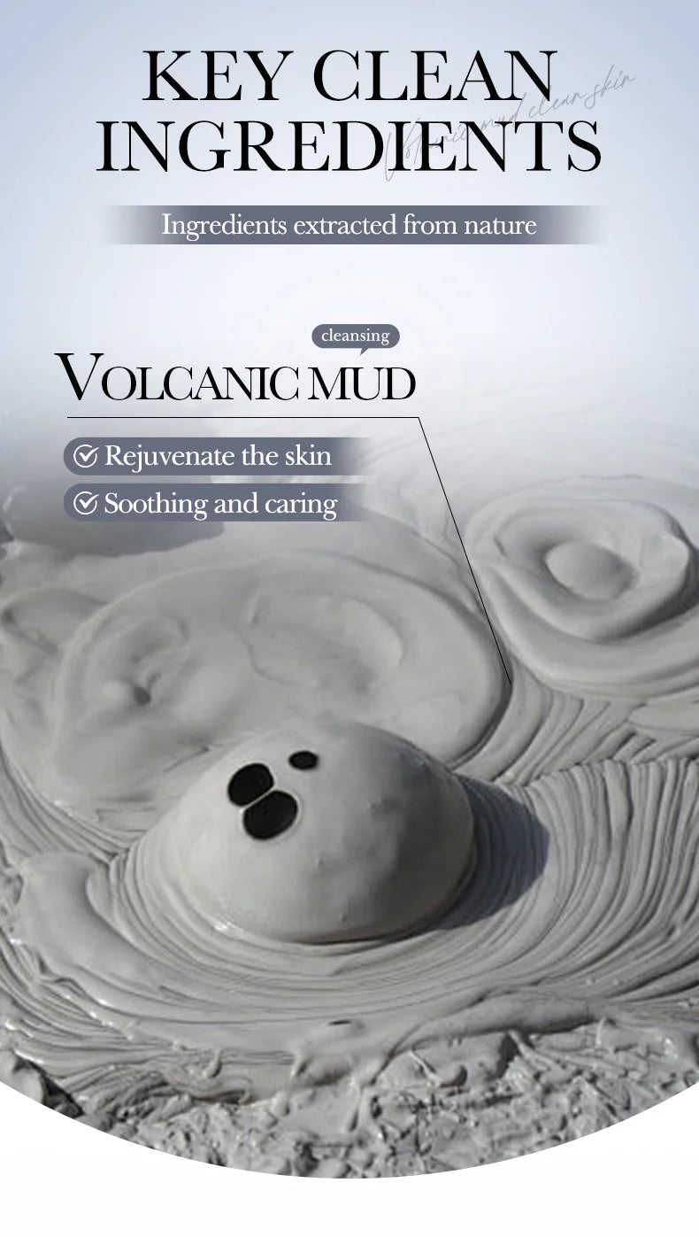 SADOER Volcanic Sea Mud Face Masks Stick Moisturizing Anti-aging Removal Blackhead Anti-aging Clay Facial Masks Skin Care