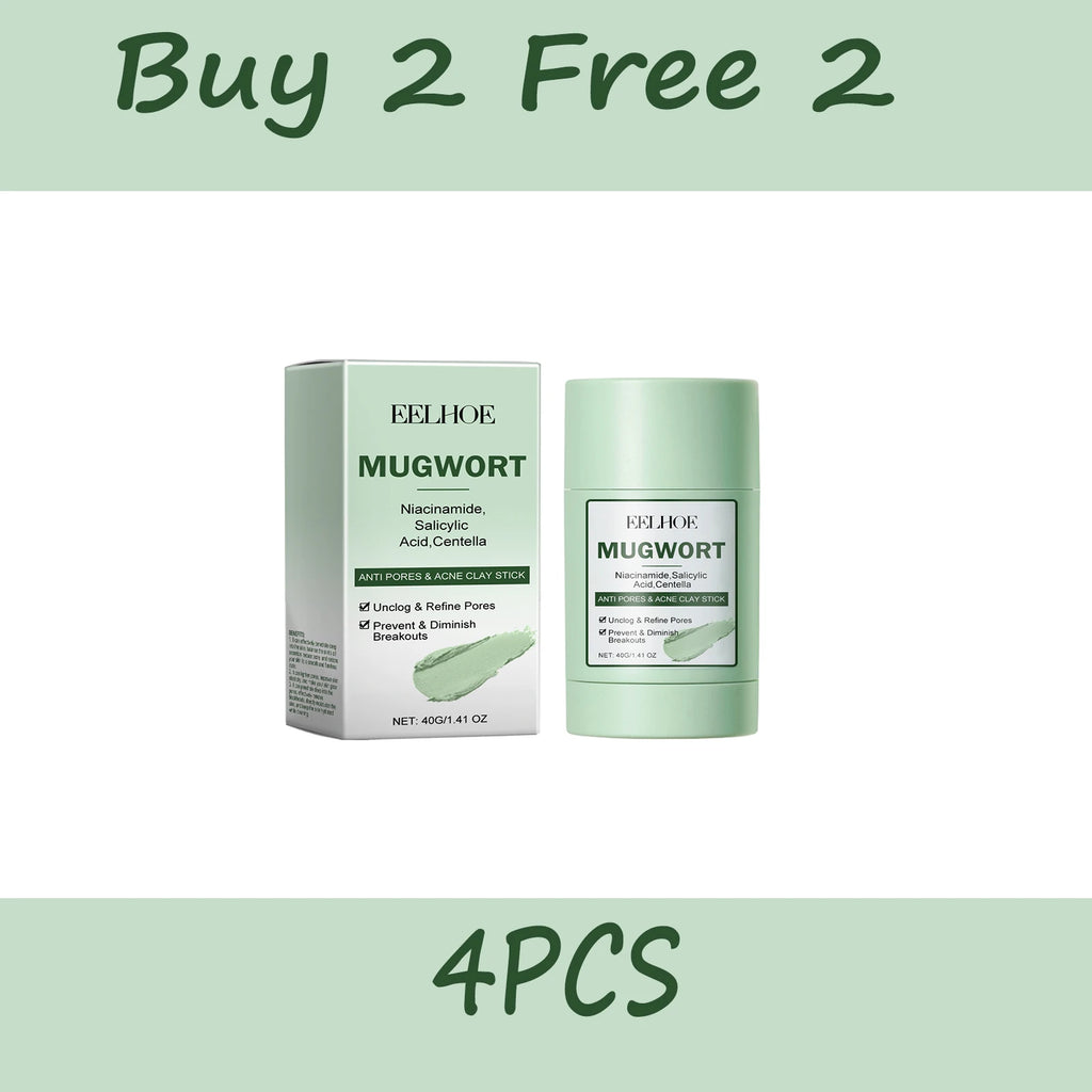 EELHOE 40g Artemisia Capillaris Clay Mask Pore Purifying Oil Control Blackhead Care Moisturizing Face Mask Daily