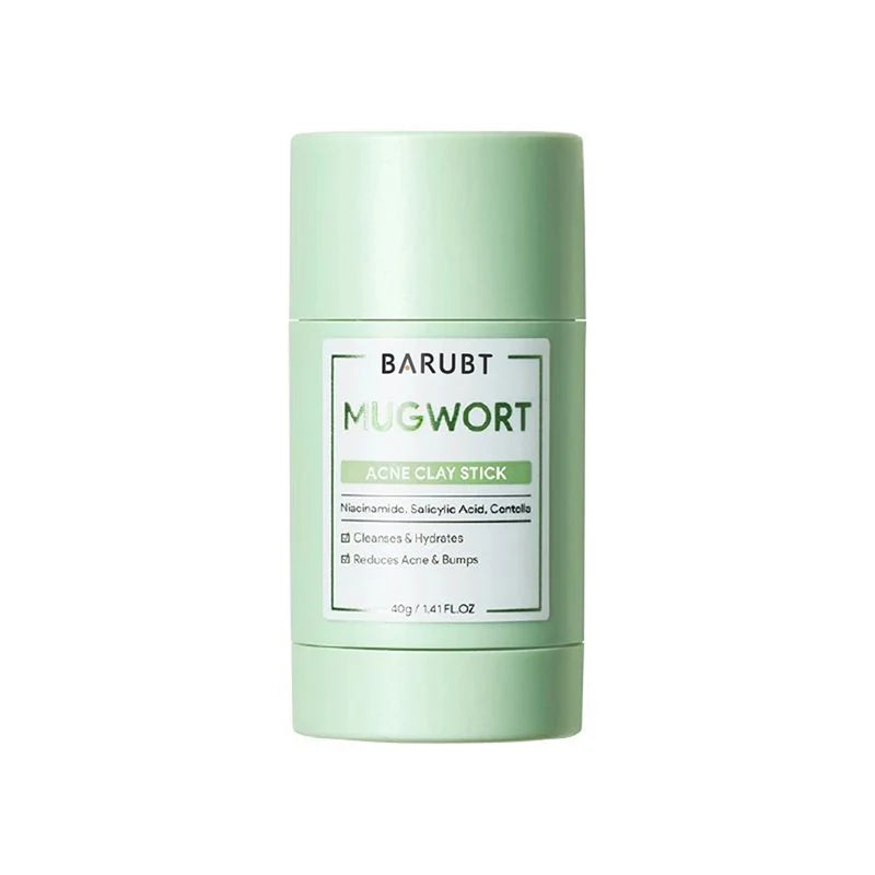 Deep Cleansing Mugwort Mud Mask Stick: Pore Cleaner,Gentle Blackhead Removal,Facial Soothing Repair,Spreadable Clay Mask
