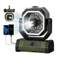 20000 MAh Battery Powered Portable Misting Camping Fan Outdoor Large Capacity Long Battery Life Cooling Household Electric Fan H