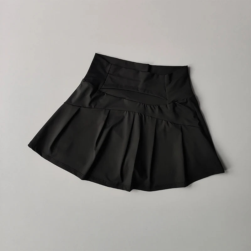 Women's High Waist Sports Short Skirt Quick Dry Fitness Yoga Running Tennis Golf Wear Summer Sport Skirts