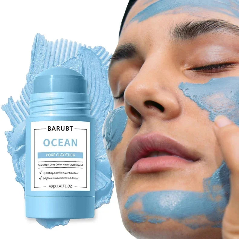 Alaska Volcano Mask Mugwort Cleansing Mask Stick Shrink Pores Acne Deep Blackhead Remover Facial Cleansing Moisturizing Mask 40g