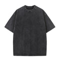 Men's Summer T-shirt 230G Heavy Cotton Vintage Washed T-Shirts Oversized Short Sleeve Loose Streetwear Short Sleeve Tops Tee